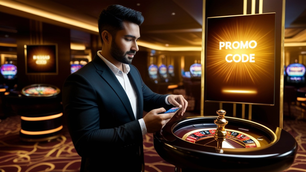 New player entering a Grailbet promo code on a glowing casino registration screen